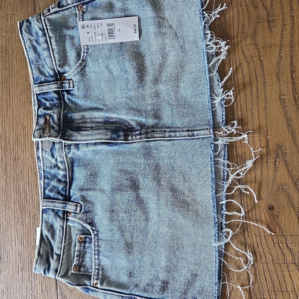 PacSun Blue Denim Mini Skirt